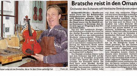 Bratsche reist in den Oman