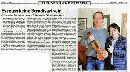 Es muß keine Stradivari sein